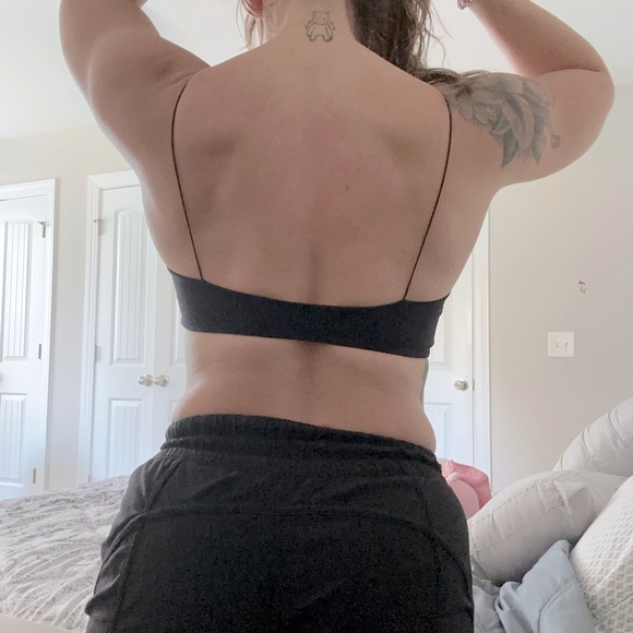 Black Joah Brown Strappy bra top - Picture 5 of 5